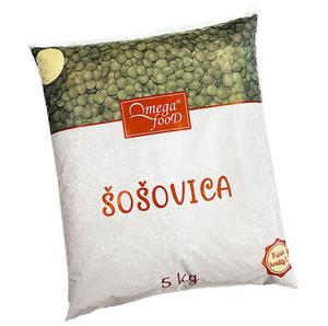 Šošovica 5kg Omega - Mišove maškrty FOOD LOGISTIC