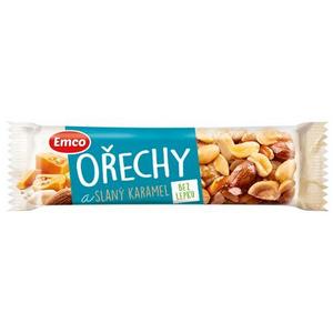 Cukrovinka Tyčinka EMCO orechy a slaný karamel 20x35g - Novinky FOOD LOGISTIC