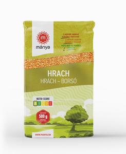 Hrach žltý polený lúpaný 500g Mánya - FOOD LOGISTIC