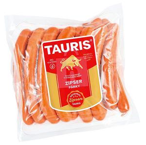 CHL Párky original Zipser cca 1,2kg / VÁHA/ Tauris - HL Krkovička údená bez kosti 70% bravčového mäsa cca 800g /VÁHA/ VB Mecom