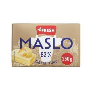 Maslo čerstvé 40x250g 82% Fresh - FOOD LOGISTIC
