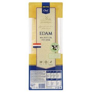 Syr Edam plátky 1kg METRO Chef - yr ĎUMBIER Mozzarella / VÁHA cca 3,1kg /