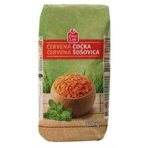 Šošovica červená 500g Fine Life - FOOD LOGISTIC
