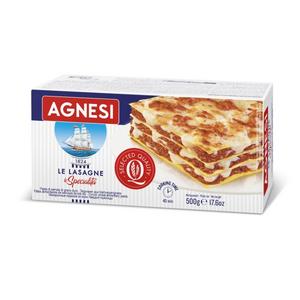Cestoviny Lasagne semolinové 500g Agnesi - FOOD LOGISTIC