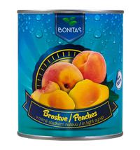 Kompót Broskyne polené lúpané 850 ml plech Lumarkt - alamáda Dunajská 720ml, 620g /PP380g/ sklo Ady