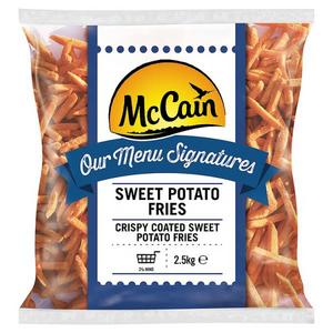 MR Hranolky Batatové 11x11 2,5kg Sweet potato fries McCain - FOOD LOGISTIC