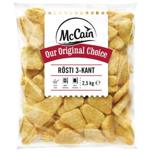 MR Rosti trojuholníkové 2x2,5kg McCain - FOOD LOGISTIC