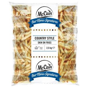 MR Hranolky Country Style Fries 11x11 skin on 5x2,5kg McCain - FOOD LOGISTIC