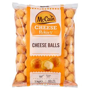 Guľky syrové Cheese Balls 1kg Mccain - Mišove maškrty FOOD LOGISTIC