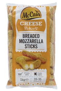 Mozzarella Breaded 1kg McCain - Mišove maškrty FOOD LOGISTIC