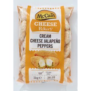 Syr Cream Cheese Jalapeňo Peppers 1kg McCain - FegaFrost