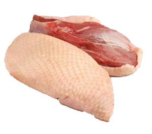 Kačacie prsia s kožkou bez kosti IQF 10kg 25x400g HU - FOOD LOGISTIC
