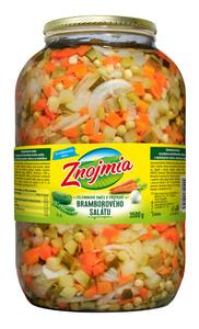 Zmes do zemiakového šalátu 3,5kg /PP2000g/ sklo Znojmia-Orkla - ompót Jablká delené lúpané 3100g /PP 1600g/ sklo ADY
