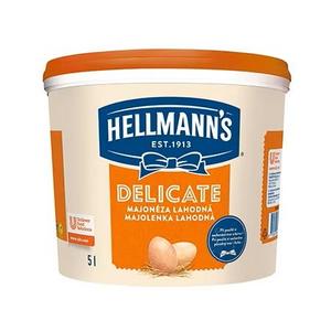 Majonéza Delicate 5l Hellma - egánska majonéza 2,5kg Hellmans