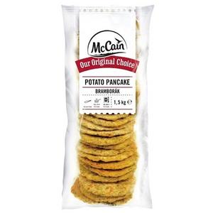 Placky zemiakové s cesnakom 1,5kg McCain - ranolky Golden Long 750g McCain