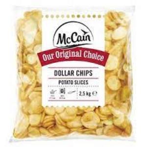 Plátky zemiakové 2,5kg McCain - lacky zemiakové s cesnakom 1,5kg McCain