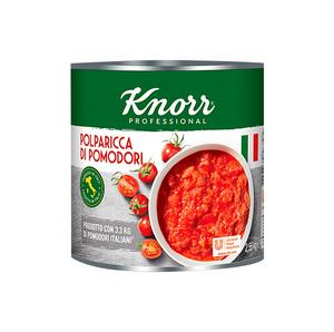 Paradajky Polparicca krájané 2,55kg Knorr - Mišove maškrty FOOD LOGISTIC