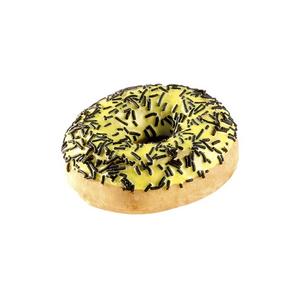 Donut Banana dark sprinkles s banánovou príchuťou s čoko. posýpkou 56g - Mišove maškrty FOOD LOGISTIC