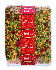 Zmes zeleninová Mexická 2,5kg VINICA /hrášok, kukurica, červená paprika kocky/ - ukurica supersladká 2,5kg GaSe