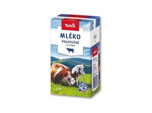 Mlieko trv. polotučné 1,5% 12x1l Tatra - ľahačka v spreji 700ml Profi Debic