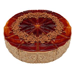 Torta karamelová s malinami 1400g /12x117g/ - orta slivková s mrveničkou 1250g