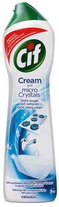 Čistiaci prostriedok Cif cream 500ml originál (biely) - ukavice NITRIL bez púdra modré M (100ks)