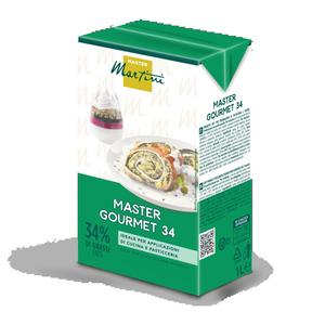Smotana na šľahanie 34% 1l Master Gourmet - ápoj activia jahoda-kiwi 270g bez laktózy