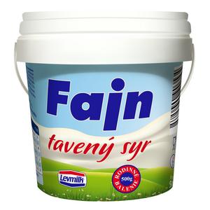 Syr tavený roztierateľný FAJN 500g Levmilk - Novinky FOOD LOGISTIC
