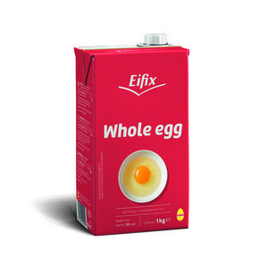 Vajcia celé tekuté 1kg 20ks Eifix Tetrapack - Mišove maškrty FOOD LOGISTIC