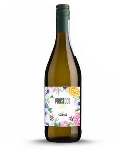 Víno Prosecco frizzante DOC CELSOLE 10,5% 0,75ml Villa degli Olmi - Mišove maškrty FOOD LOGISTIC