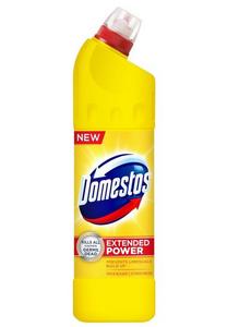 Čistiaci prostriedok na toalety Domestos 750ml lemon - istiaci prostriedok na sklo Clin 500ml lemon