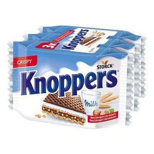 Cukrovinka Oblátky Knoppers 75g (3x25g) - FOOD LOGISTIC