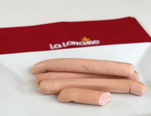 Klobása Hot Dog Kabanos - klasik 600g - rav. hamburger 7,8kg / porc.120x65g / PL