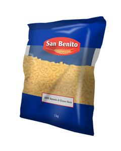 Cestoviny Turbánky - špirály semolinové 5kg San Benito - Novinky FOOD LOGISTIC