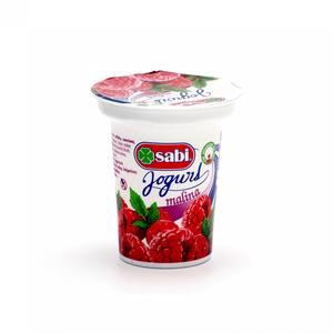 Jogurt malinový 20x150ml Sabi - FOOD LOGISTIC