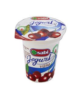 Jogurt višňový 20x150ml Sabi - FOOD LOGISTIC