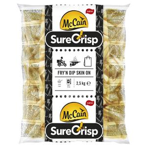 Hranolky Surecrisp Fry&Dip so šupkou 2,5kg McCain - hips Maxi 2kg McCain