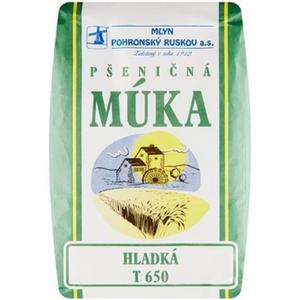 Múka hladká T650 pšeničná 1kg Pohronský Ruskov - FOOD LOGISTIC