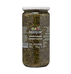 Zelené korenie v slanom náleve 720g sklo Luxeapers - trúhanka Panko 1kg