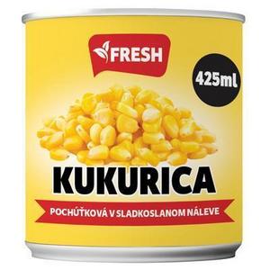 Kukurica pochúťková 340g /PP280g/ plech Fresh - aranie rohy 720ml, 630g /PP280g/ sklo Ady