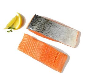 Losos Nórsky porcie s kožou 150g 5kg - FOOD LOGISTIC