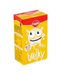 Mlieko ochutené vanilka 250ml Brejky - FOOD LOGISTIC