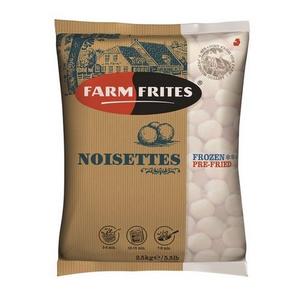 Krokety zemiakové guľaté 4x2,5kg Farm Frites - esiačiky pikantné Spicy Wedges 2,5g McCain