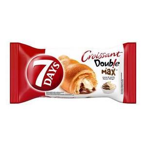 P škola Cukrovinka Croissant 7-days Double Max Kakao-Vanilka 80g - FOOD LOGISTIC
