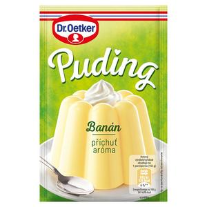 Puding banánový 38g Dr.Oetker - rozienka sušené 500g Mánya