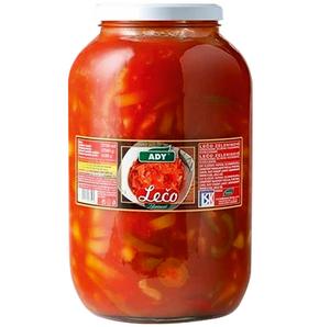 Lečo 3720ml, 3500g /PP1150g/ sklo Ady - livy čierne krájané 3000g /PP 1560g/ plech Figaro