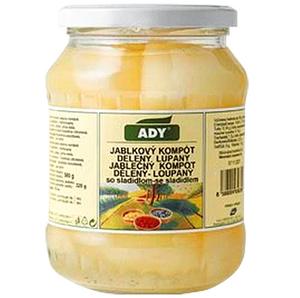 Kompót jablkový delený DIA 720ml, 580g /PP320g/ sklo Ady - FOOD LOGISTIC