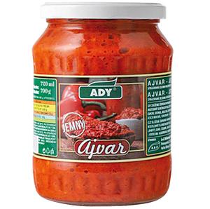 Ajvar jemný 720ml, 700g sklo Ady - FOOD LOGISTIC