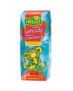 P škola Džús jablko-jahoda 100% Hello 250g - FOOD LOGISTIC