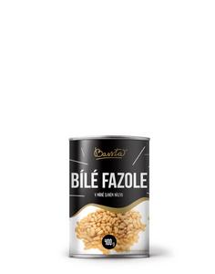 Fazuľa biela sterilizovaná v mierne slanom náleve 400g /PP 240g/ plech Bassta - FOOD LOGISTIC